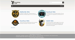 Desktop Screenshot of everythinglore.com